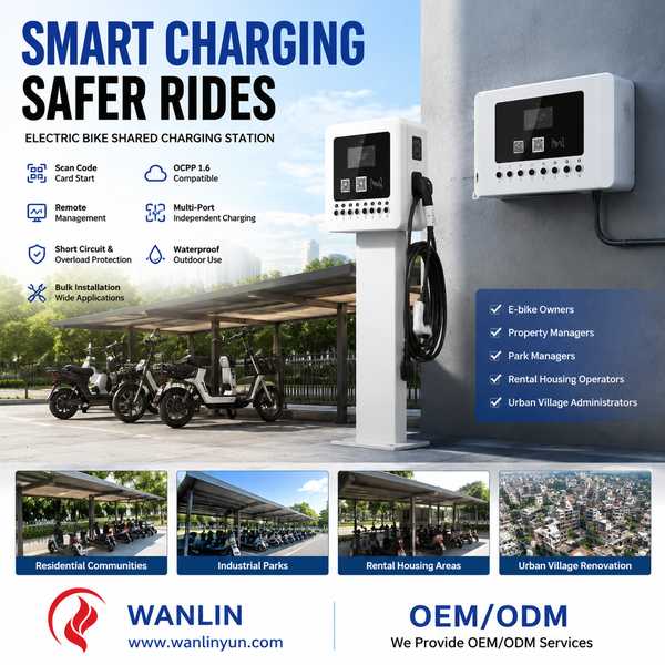 Best Wall-Mounted E-Bike Charging Station Manufacturer | Hanoi, Vietnam - CE RoHS Wanlin