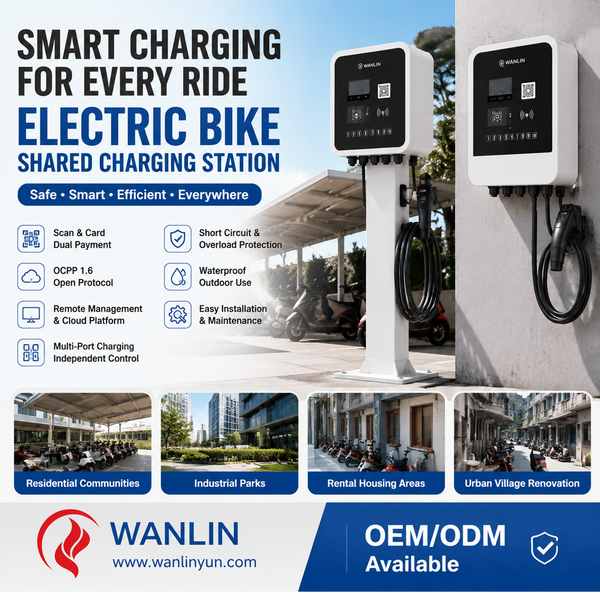 Paid parking EV charger for Philippines Buyers: Scan-to-Charge Two/Three-Wheeler EV Charging Station
