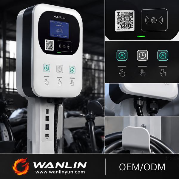 OEM regional brand charger for Romania Buyers: Scan-to-Charge Two/Three-Wheeler EV Charging Station 