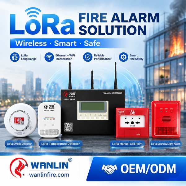 LoRaWAN Class C fire alarm for Malaysia Buyers: LoRaWAN Fire Alarm Export by Wanlin China Factory
