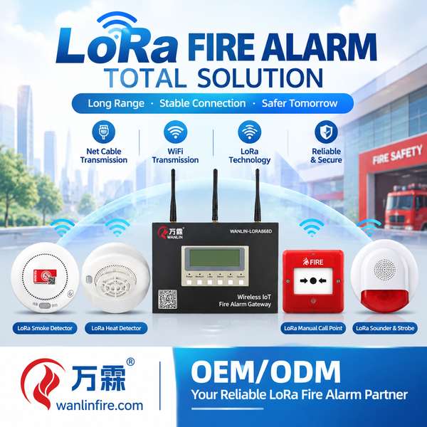 LoRa sounder strobe for Thailand Buyers: LoRaWAN Fire Alarm Export by Wanlin China Factory