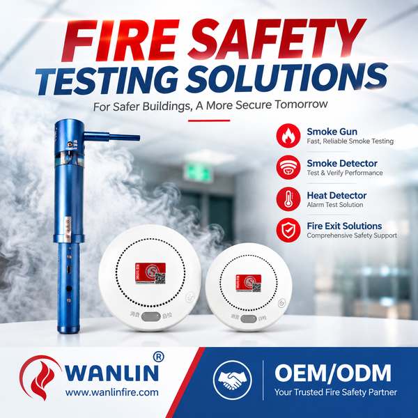 WFT-700 smart data-logging detector tester with Bluetooth app and test report for Hamilton Fire Testing