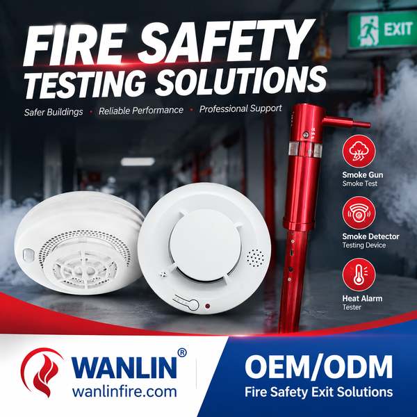 Best Cordless Electronic Smoke Tester Supplier | Dubai, United Arab Emirates - CE EN54 WanlinFire