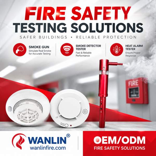 Best 2-in-1 Smoke Heat Tester Supplier | Amsterdam, Netherlands - CE EN54 WanlinFire