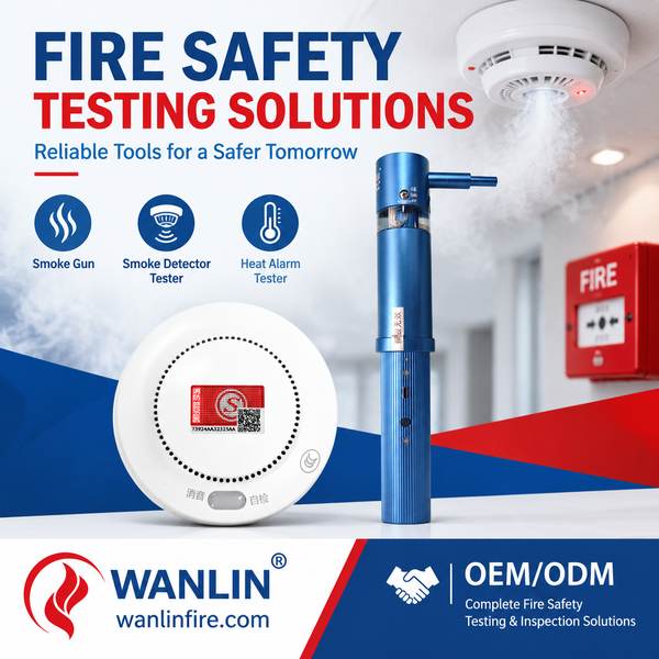 WFT-900 complete detector test kit for facility maintenance engineers for Eindhoven Fire Testing