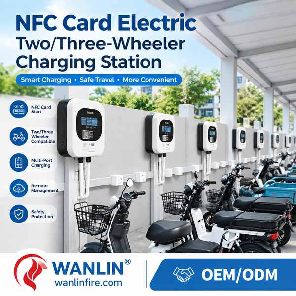 Best NFC Wall-Mounted E-Bike EV Charger Manufacturer | Ho Chi Minh City, Vietnam - CE RoHS Wanlin