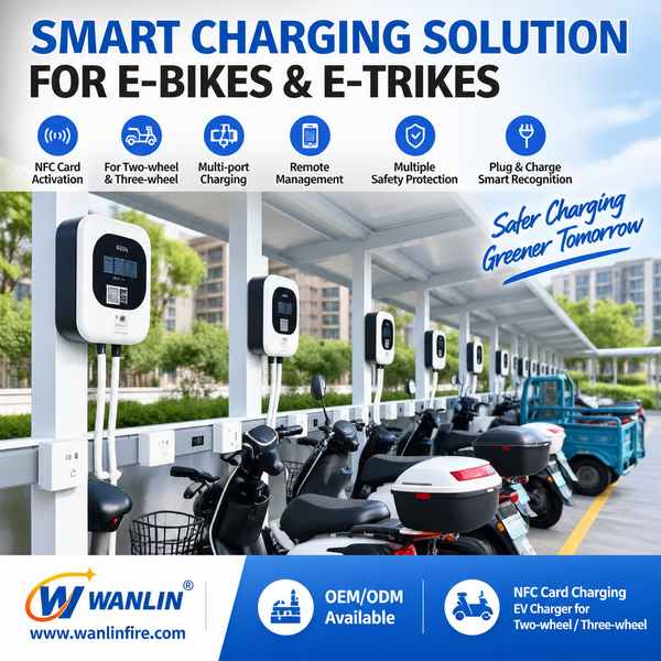 WEC-900 Commercial Dual-Circuit Hub with Billing Gateway — 22 kW AC / 8 sockets, Factory Direct Electric Motorbike Charger for Savannakhet, Laos