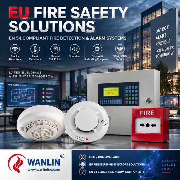 Best EN 54-7 Photoelectric Smoke Detector Manufacturer | Madrid, Spain - CE RoHS Wanlin