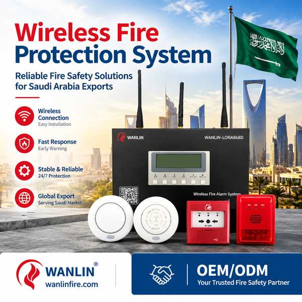 Wireless fire alarm price Saudi Arabia for USA Buyers: Wireless Fire Alarm System Export to Saudi Ar