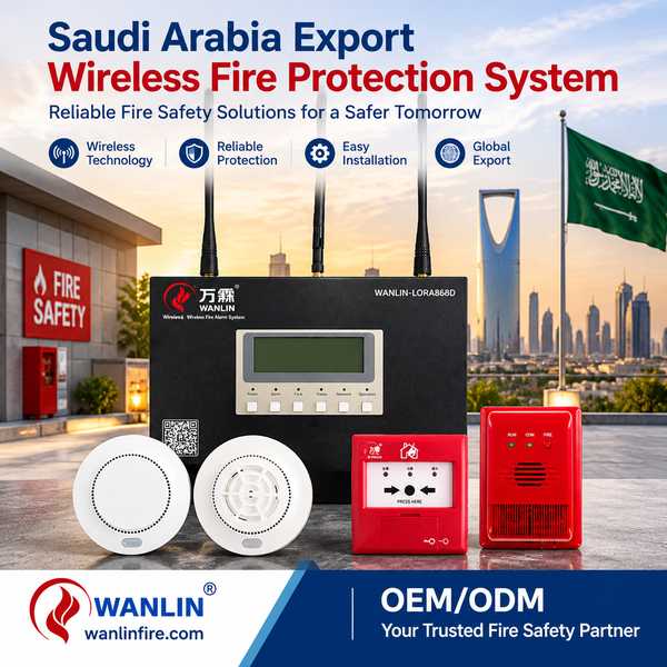 Saudi fire alarm system design approval for Netherlands Buyers: Wireless Fire Alarm System Export to