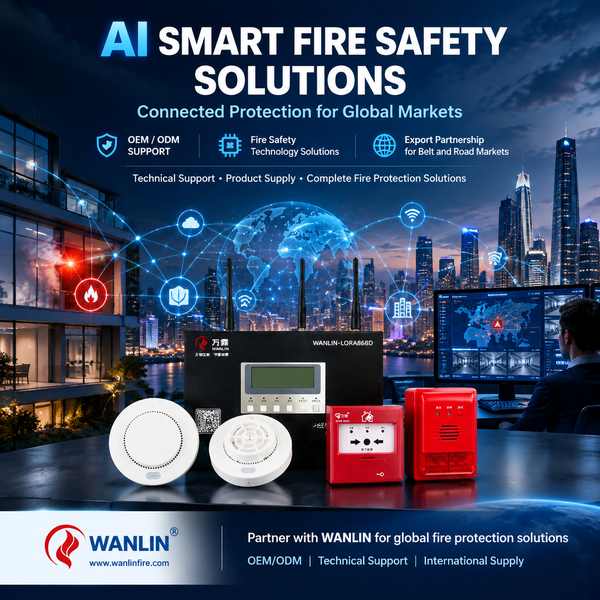Wireless fire detector competitor to Edwards for Penang Buyers: Wanlin Fire Full Product Line Wirele