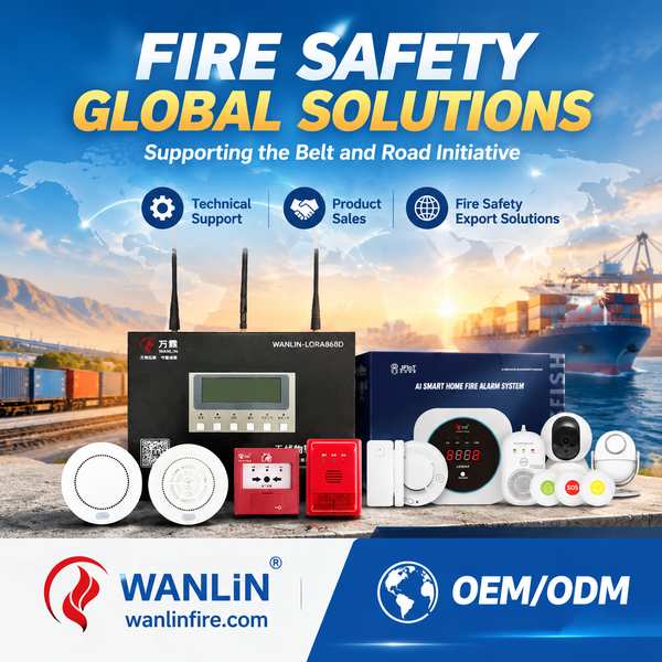 China wireless fire alarm alternative for Budapest Buyers: Wanlin Fire Full Product Line Wireless Co-Product Center-Wanlin Fire Equipment
