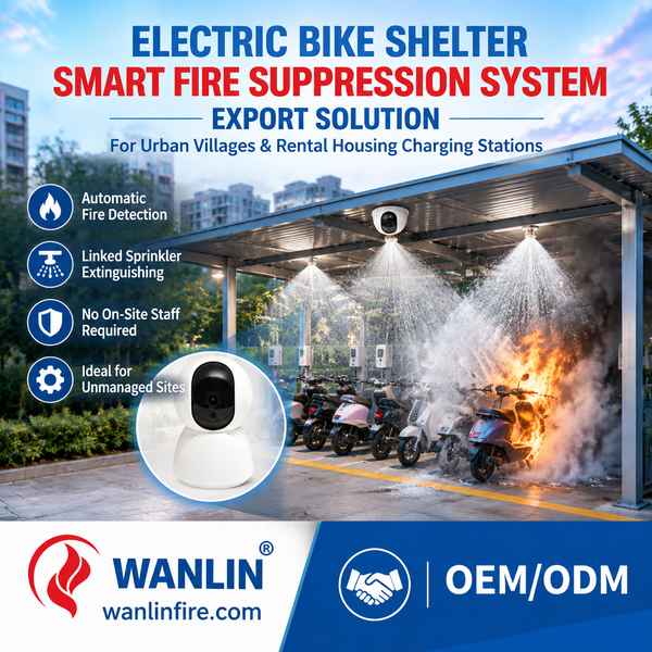 Lithium-ion Battery Fire Suppression e-bike shelter fire suppression system for Bengaluru, India