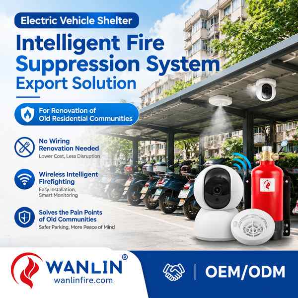 E-bike Shelter Sprinkler Retrofit e-bike shelter fire suppression system for Chennai, India