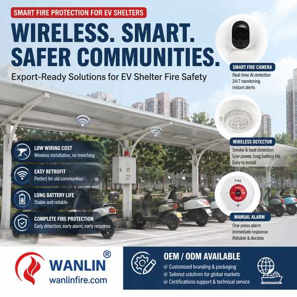 Fire pump package e-bike shelter for Nairobi Buyers: E-Bike Shelter Intelligent Fire Suppression Sys-Product Center-Wanlin Fire Equipment