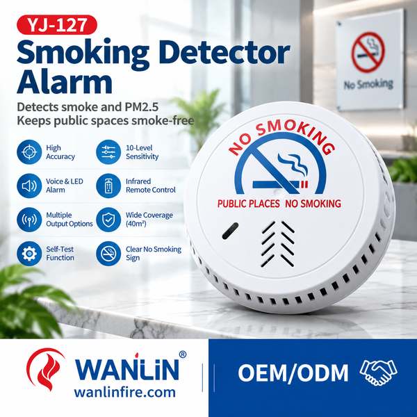 Best Bathroom Smoking Alarm for Hotel Guest Floors Manufacturer | Jakarta, Indonesia - Wanlin Fire
