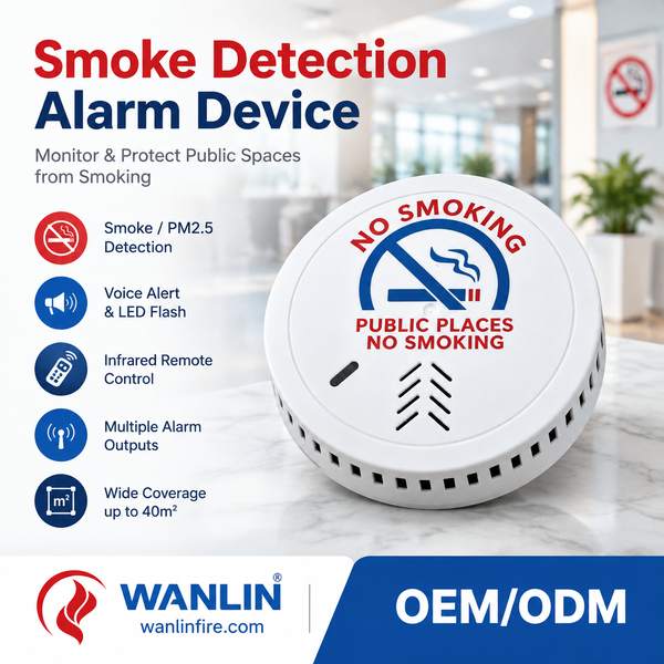 4G bus interior smoking alarm for Istanbul Buyers: Smoking Detection Alarm Export from Wanlin China -Product Center-Wanlin Fire Equipment