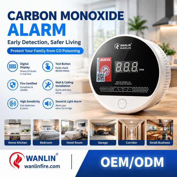 UKCA Marked CO Alarm for Pretoria, South Africa