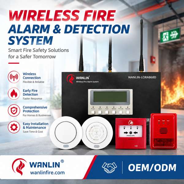 Wireless fire alarm system for textile mill for Amsterdam Buyers: Wireless Fire Alarm System Export -Product Center-Wanlin Fire Equipment