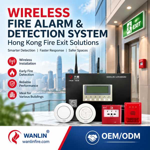 Sealed battery fire detector for Sydney Buyers: Hong Kong Wireless Fire Alarm System Export from Wan-Product Center-Wanlin Fire Equipment