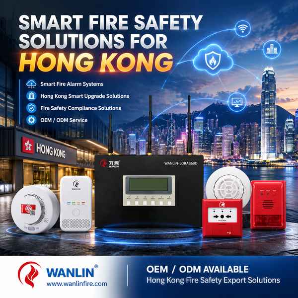 Hong Kong Building LoRa to 4G Fire Alarm Gateway supplied from China for Hong Kong smart building retrofit