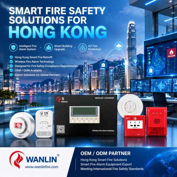 Hong Kong Wireless Composite Fire Detector for Old Buildings supplied from China for Hong Kong IoT fire detection