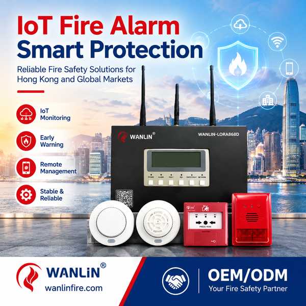 Hong Kong Corridor and Staircase Wireless Fire Alarm Device Set supplied from China for Hong Kong IoT fire alarm equipment
