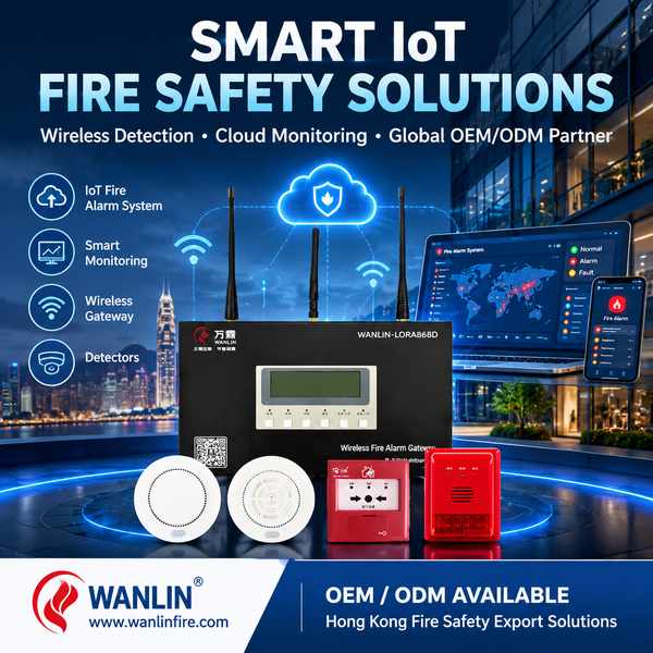 IoT Fire Detection System Ho Man Tin - Wanlin IoT fire alarm equipment for Ho Man Tin, Kowloon City, Hong Kong