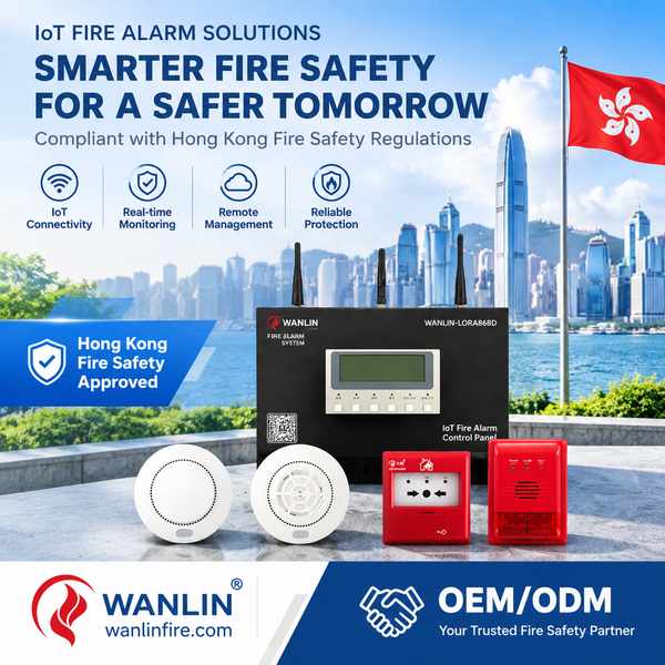 Hong Kong Composite Smoke and CO Fire Alarm Device for Old Buildings supplied from China for Hong Kong IoT fire alarm equipment