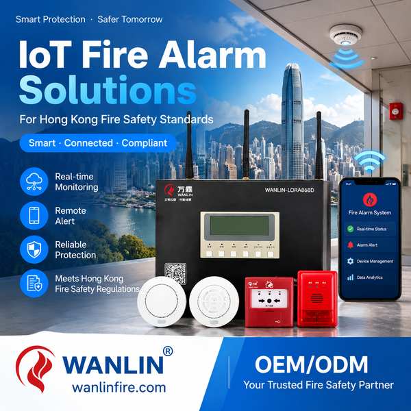 Hong Kong IoT Fire Alarm Equipment for Six Storey Target Buildings supplied from China for Hong Kong IoT fire alarm equipment